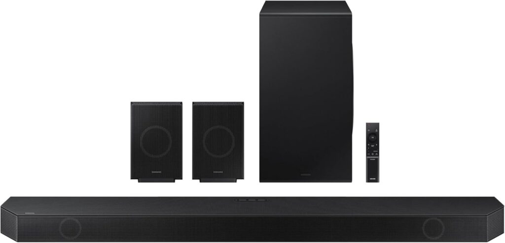 SAMSUNG Q990D – Best Soundbar with 11.1.4-Channel Surround and Dolby Atmos