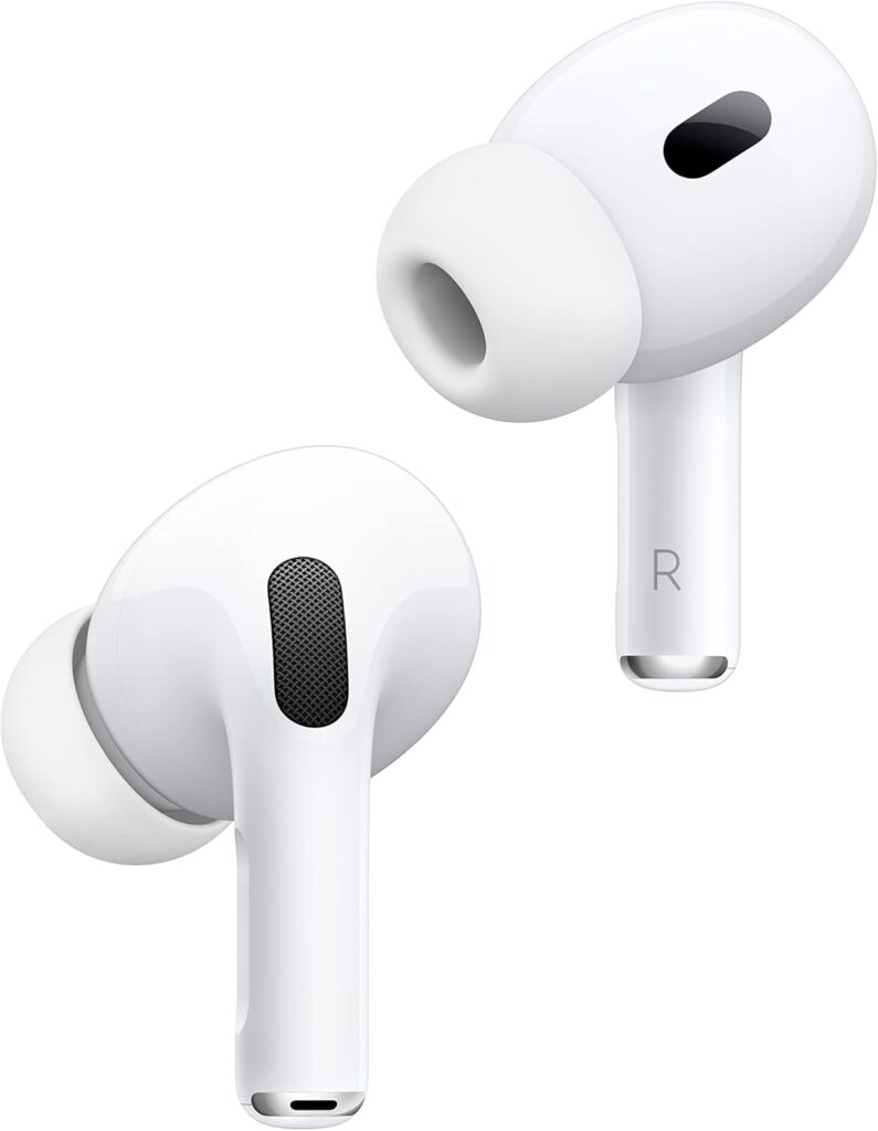 Apple AirPods Pro 2 – Best Noise Cancelling Earbud with Adaptive Transparency and H2 Chip