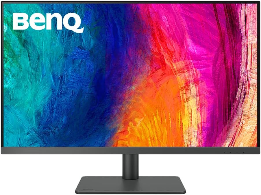 BenQ PD3205U – Best 4K Monitor with 32-Inch Display, Factory-Calibrated Color Accuracy, and Ergonomic Design