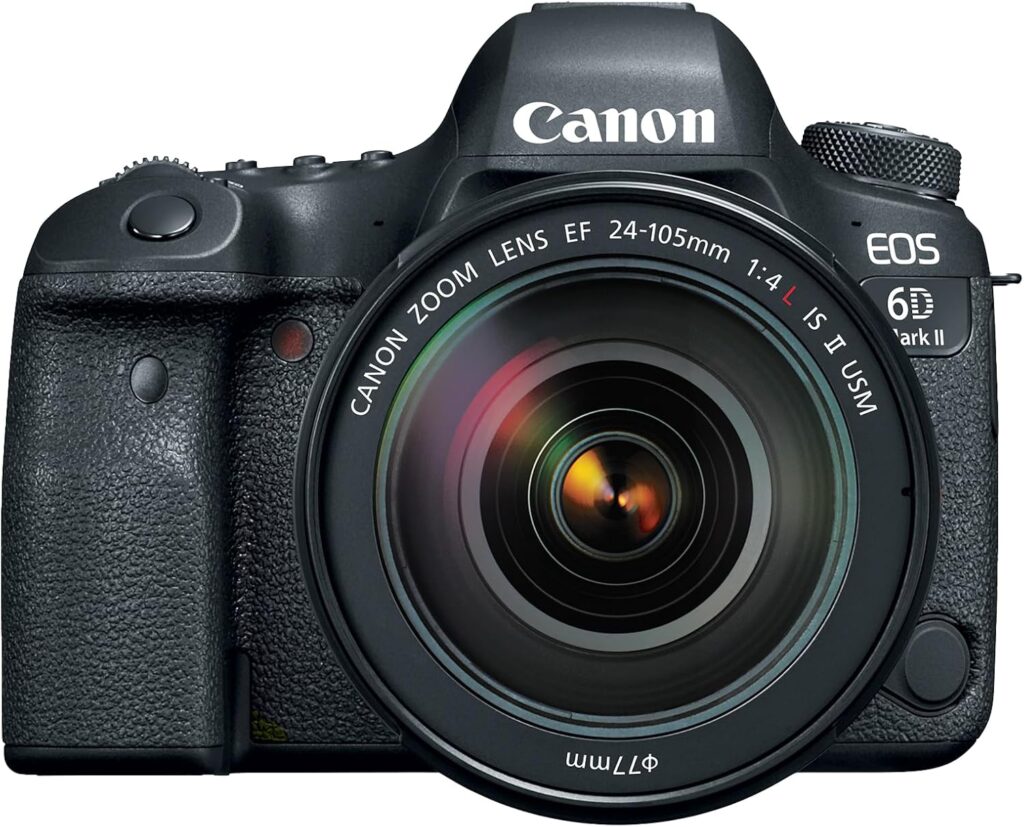 Canon EOS 6D Mark II – Best DSLR Camera with 26.2MP Full-Frame Sensor, Vari-Angle Touchscreen, and Reliable Autofocus