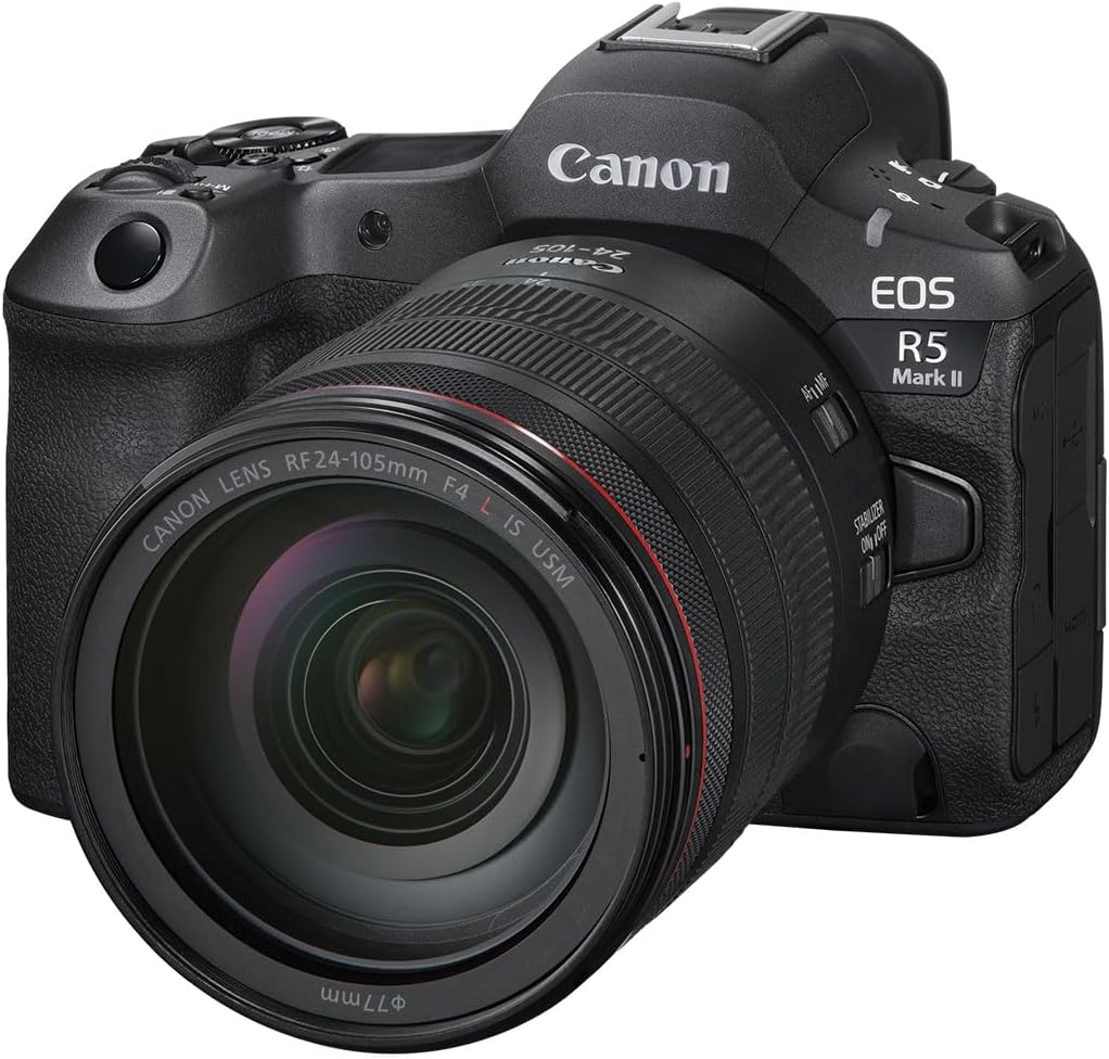 Canon EOS R5 Mark II – Best Mirrorless Camera with 45MP Full-Frame Sensor, 8K Video, and Advanced Autofocus