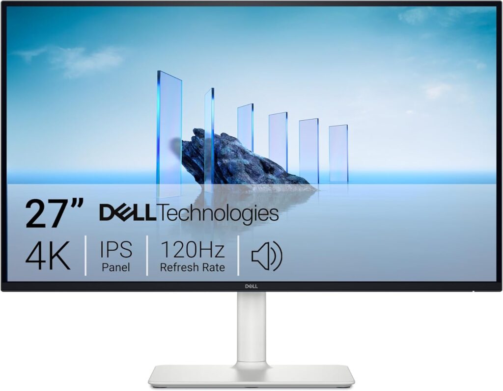 Dell S2725QS – Best 4K Monitor with 27-Inch IPS Display, Vibrant Colors, and Wide Viewing Angles