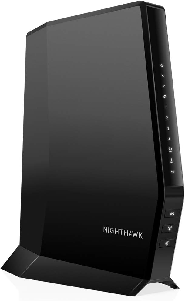 Best Wi-Fi Router - NETGEAR Nighthawk (CAX30) cable modem router with Wi-Fi 6 for ultra-fast internet and reliable whole-home coverage.