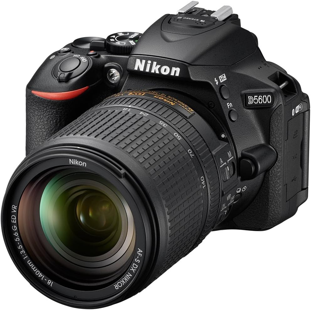 Nikon D5600 – Best Beginner DSLR Camera with 24.2MP APS-C Sensor, Vari-Angle Touchscreen, and Easy Connectivity