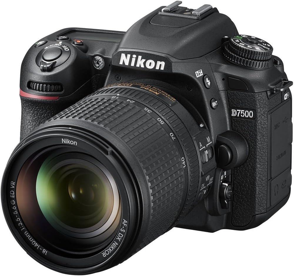 Nikon D7500 – Best Beginner DSLR Camera with 20.9MP APS-C Sensor, 4K Video, and Fast Autofocus