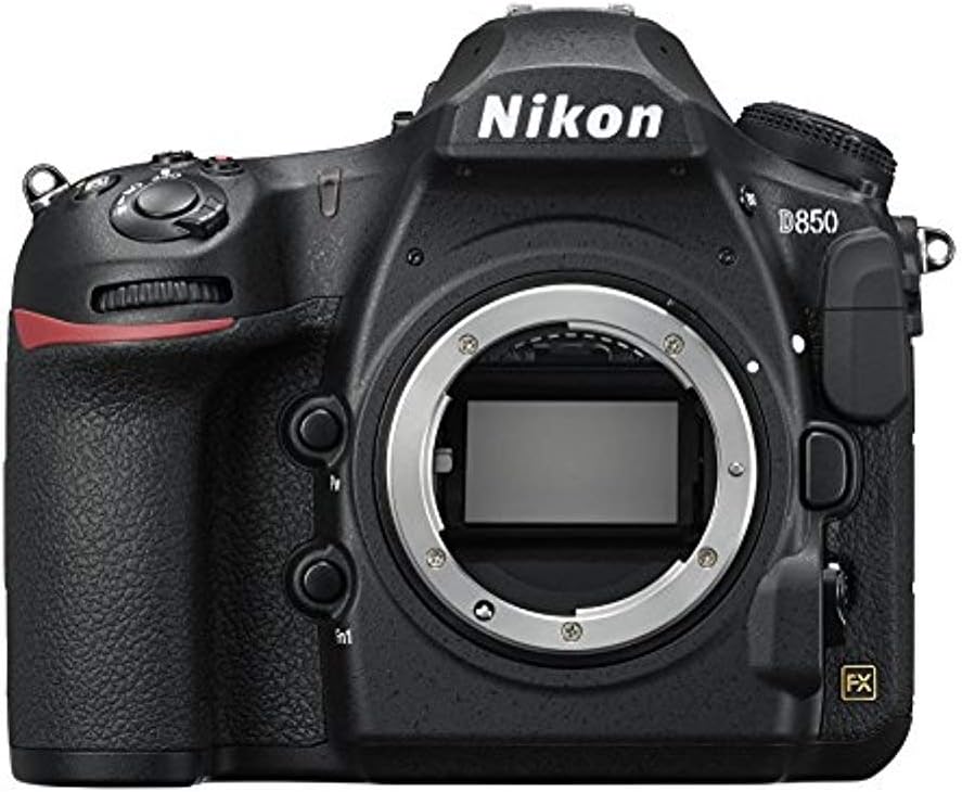 Nikon D850 – Best DSLR Camera with 45.7MP Full-Frame Sensor, 4K Video, and Fast Autofocus