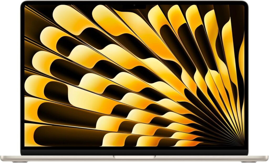 Apple MacBook Air M5 Chip Best MacBook displayed with slim lightweight premium aluminum portable design today.