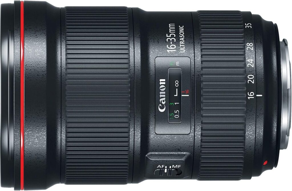 Canon EF 16–35mm f/2.8L III – Best Canon EF Lens with Wide-Angle Zoom, Fast Aperture, and Professional-Grade Optics
