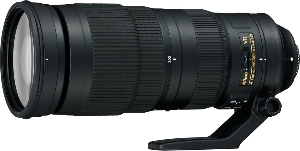 Nikon AF-S FX NIKKOR 200-500mm f/5.6E ED – Best Nikon DX Lens with Telephoto Reach and Fast Autofocus