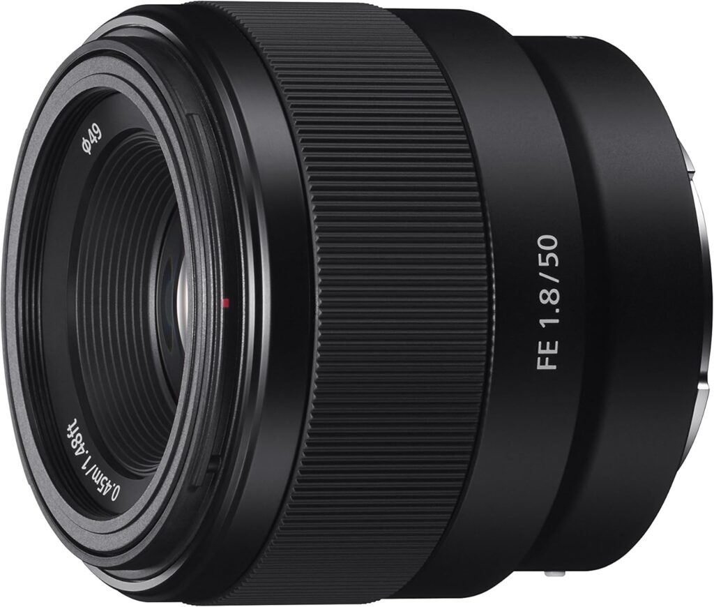 Sony FE 50mm F1.8 – Best Sony Lens with Fast f/1.8 Aperture and Compact Prime Design