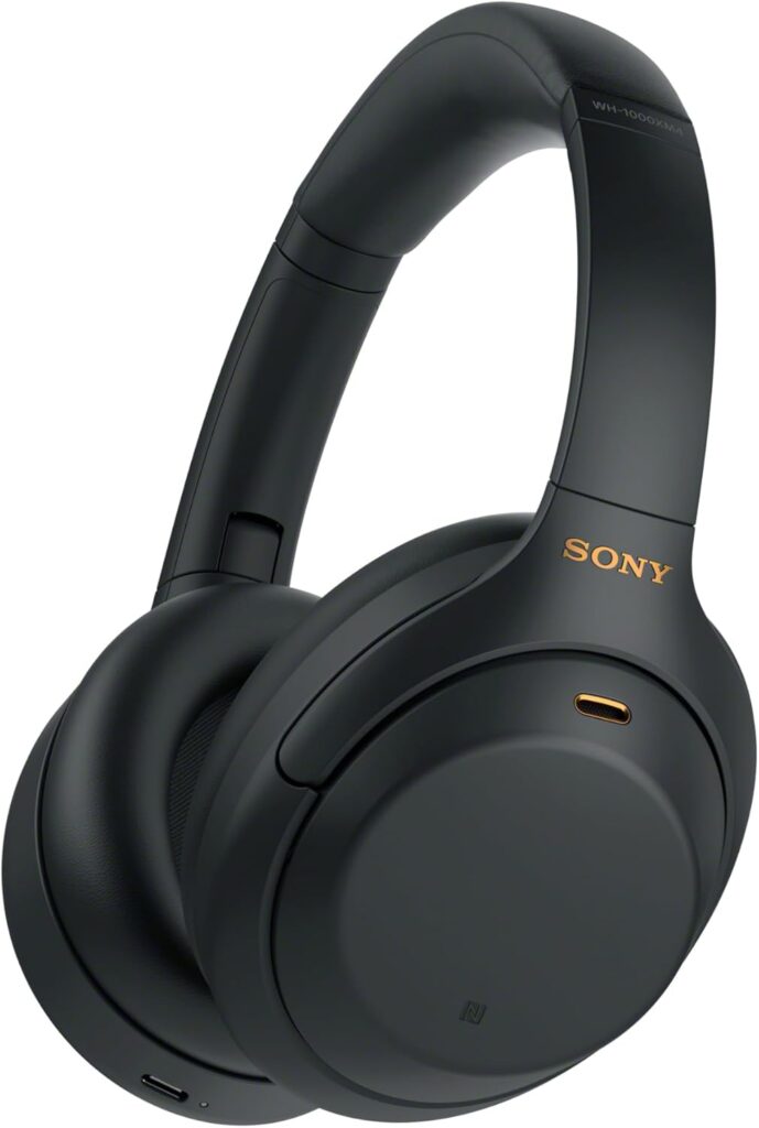 Best Sony Headphones — Sony WH-1000XM4 wireless headphones with noise-canceling technology, long battery life, and superior sound quality