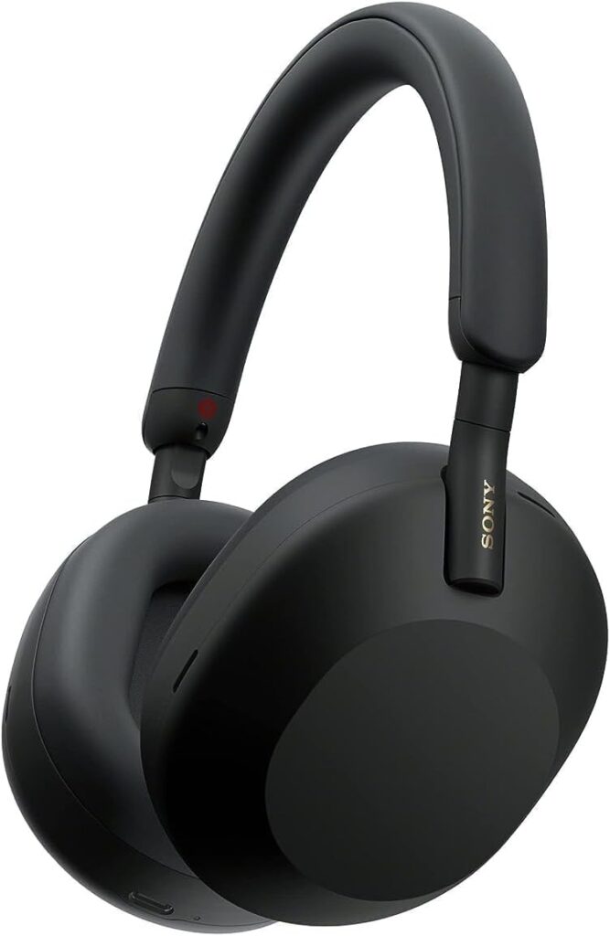 Best Sony Headphones — Sony WH-1000XM5 wireless headphones with advanced noise-canceling, superior sound quality, and long-lasting battery life