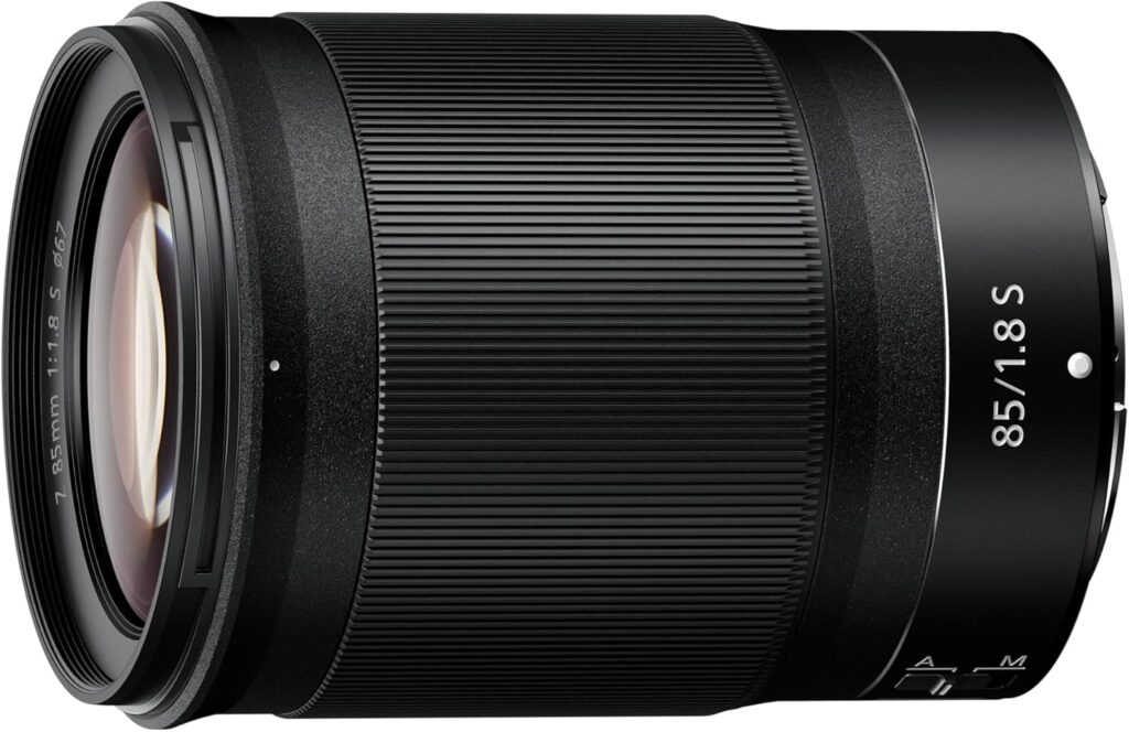 Nikon NIKKOR Z 85mm f/1.8 S portrait lens with sharp optics, creamy bokeh, premium build, Best Nikon Lens.